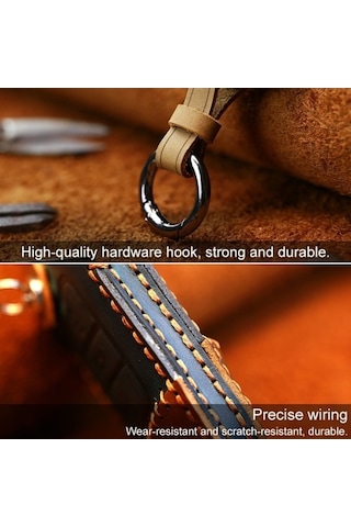 Tongxida Volkswagen Araba Deri Anahtar Koruyucu Kapak Mavi 2 Adet Uyumlu Sürüm