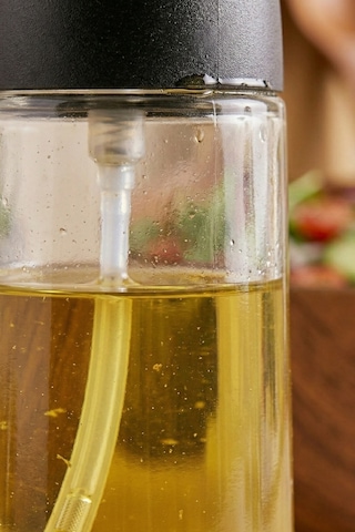 Loria 350 Ml Sprey Cam Yağdanlık, Püskürtmeli Zeytinyağı Ve Sıvıyağ Yağlık Şişesi Şeffaf