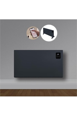 Elektrikli Isıtıcı Panel Konvektör Wifi - Antrasit Renk