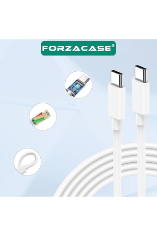 Forzacase 25w Type-c Şarj Cihazı Adaptör Kablo Set - Fc1026