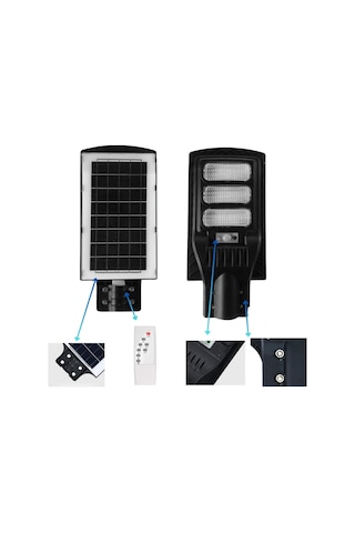 150Watt Solar Güneş Enerjili Bahçe ve Sokak Lambası