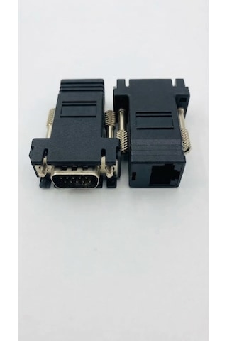 Vga To Rj45 Ethernet Network Extender / Erkek Dönüştürücü Adaptör