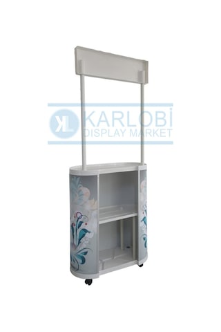 Oval Tanıtım Standı, Plastik Stant