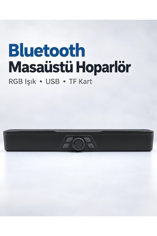 Masaüstü Soundbar Hoparlör Siyah
