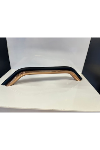 Tower Metal Kulp 160mm Rose+mat Siyah Dolap Kapak Modern Tv Ünite Çekmece Mobilya Komidin Vestiyer Rose - Siyah