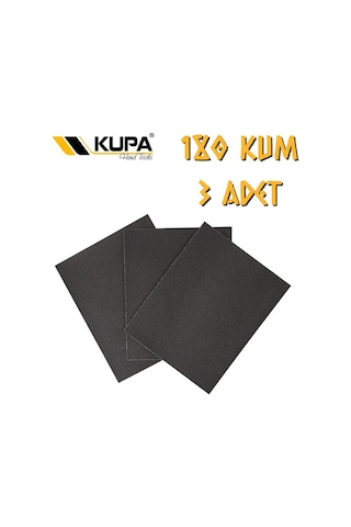 Kupa Su Zımparası A180 Kum - 3 Adet