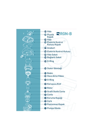 Regen Rgn-b 32/18 Bronz 260 Watt Frekans Konvertörlü Sirkülasyon Pompası 2" - 1 1/4" 11 M3 Debi - 18 Mss Basınç