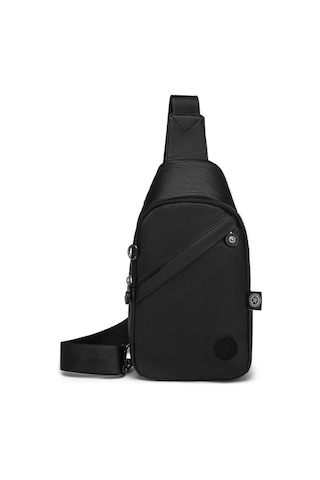 Metalik Kumaş Smart Bags Bodybag Postacı Çantası Kadın 1239 Siyah