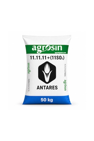 Agrosin Antares 11.11.11 + 11 So3 Organomineral Granül Gübre 50 Kg