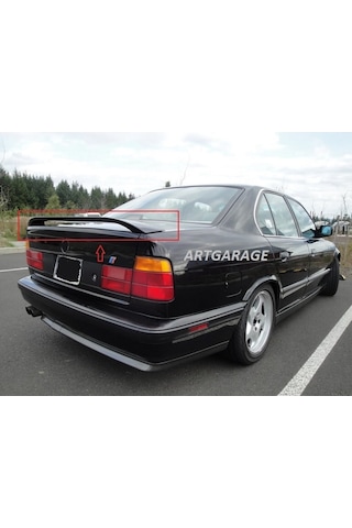 Bmw E34 M5 Uyumlu Spoiler Fiberglass Boyasız