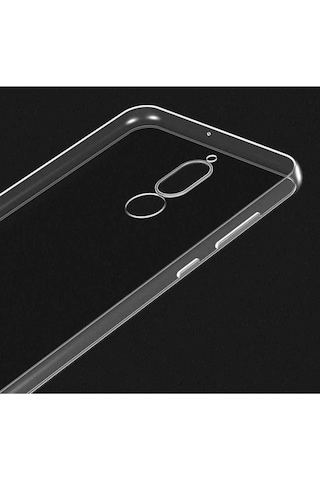 Huawei Mate 10 Lite Kılıf Zore Süper Silikon Kapak Renksiz