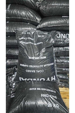 Hyundai Kömür Bazlı Granül Aktif Karbon 25 KG