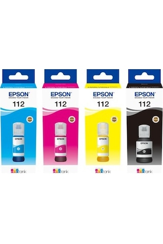 Epson 112 Mürekkep 4 Renk Set