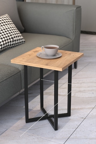 Retodesign Açelya Kare Orta Sehpa Ve 4 Zigon Sehpali Takim 5005