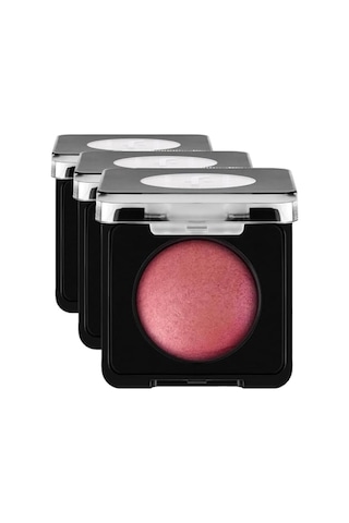 Baked Blush-on Yüksek Pigmentli & Doğal Işıltılı Fırınlanmış Allık 059 Dusty Rose 3 Paketi Genel