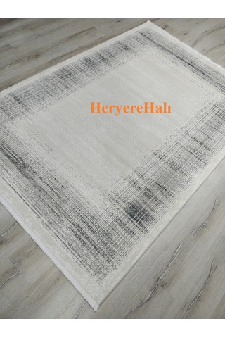 Lagos Xw Lgs 08 Cream Sılver Hav Toz Vermez Modern Makina Halısı