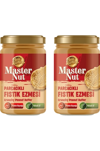 Master Nut Parçacıklı Fıstık Ezmesi 300 Gr X 2 Adet