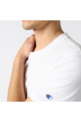 Champion Relaxed Fit Erkek Beyaz T-shirt 220761 2800324