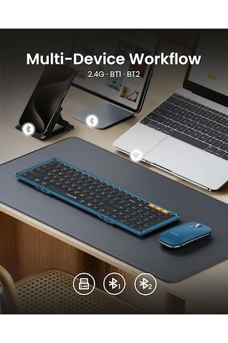 Protoarc Xkm01 Katlanabilir Klavye Ve Fare Blue