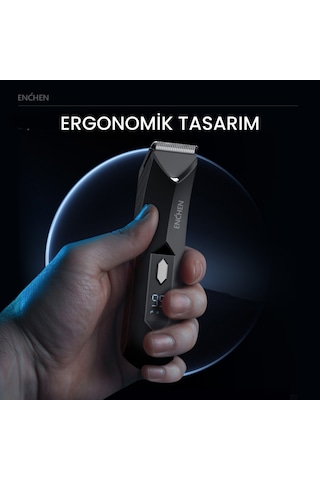 Enchen Spark 2 Led Işıklı Şarjlı Çok Fonksiyonlu Saç Ve Tıraş Makinesi