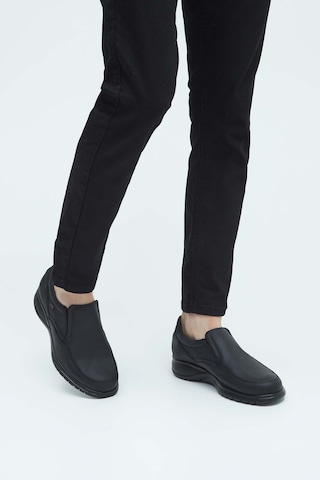 Callaghan Erkek Hakiki Deri Siyah Casual Ayakkabı 618 12701 Erk Ayk Y23 Negro Siyah