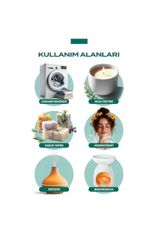 Yasemin Koku Yağı Buhurdanlık Yağı Difüzör Esansı Küre 10ml