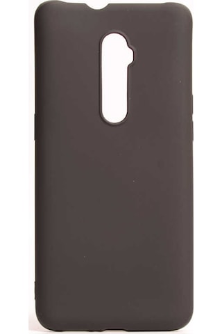 Noktaks - Oppo Uyumlu Oppo Reno 10x Zoom - Kılıf Mat Soft Premier Silikon Kapak - Siyah T8883 Siyah