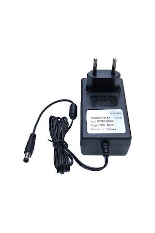 20v 1a Ac-dc Adaptör 5.5mm 2.5mm Standart Uç Girişli Adaptör