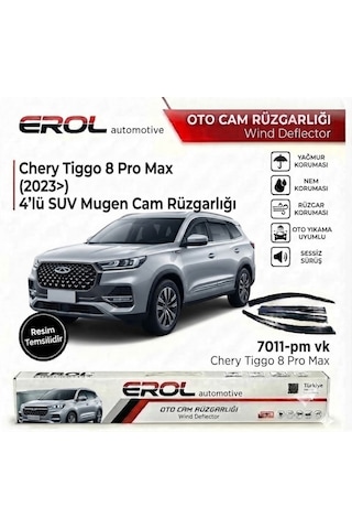 Chery Tiggo 8 Pro Max 4'lü Mugen Cam Rüzgarlığı