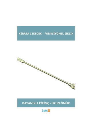 Letsii Şık Pirinç Kerata Çekecek Ergonomik Tasarım Ayakkabı Aksesuarı