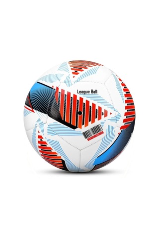League Ball Pompa Hediyeli No:5 Futbol Topu Halı Saha Sert Zemine Uygun Dayanıklı Pvc Çok Renkli