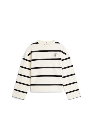 Tommy Hilfiger Th Scrıpt Mdrn Terry Swtshrt Kadın Bej Kazak - Ww0ww48431
