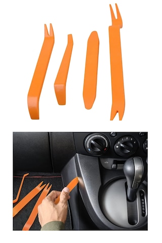 Trim Oto Torpido Teyp Kapı Döşeme Sökme Aparatı 12li Set