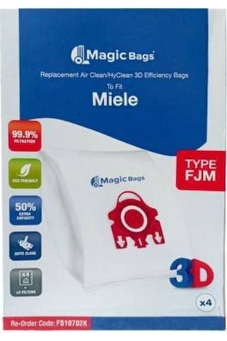 Miele Uyumlu Complete C3 Cat And Dog Powerline Kutulu Toz Torbası 4 Lü