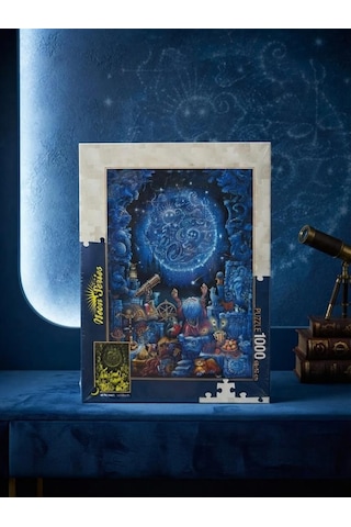 1000 Parça Neon Series Gece Temalı Puzzle - Astronomi Temalı Karanlıkta Parlayan Yapboz