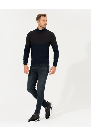 Pierre Cardin Erkek Lacivert Triko Kazak 50258671-vr033 Lacivert