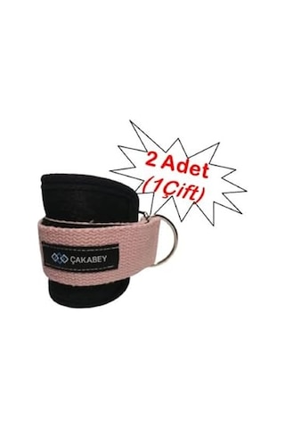 Ankle Straps Fitness Ayak Bileği Ağırlık Çalışma Kemeri Cable Kickback Bilek Aparatı Sağ/sol Takım Pembe Renk Açık Kırmızı