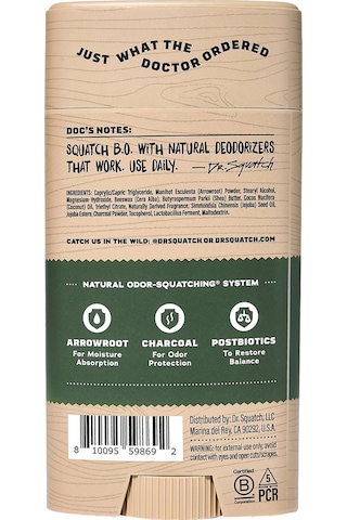 Dr. Squatch Sierra Storm Alüminyumsuz Stick Deodorant 75gr