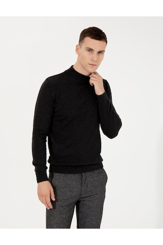 Pierre Cardin Erkek Antrasit Melanj Kazak /triko 50256965-vr081 Antrasit Melanj