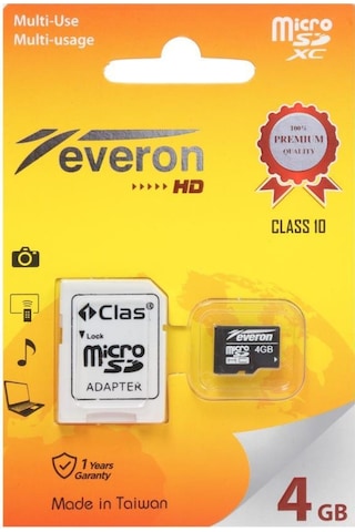 Everon 4Gb Micro Sd Hafıza Kartı Adaptörlü