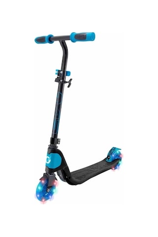 Evo 2 Tekerlekli Katlanabilir Light Speed Işıklı Mavi Scooter
