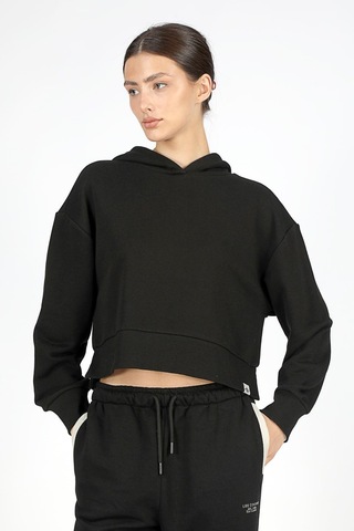 Lee Cooper Heaven Kadın Kapüşonlu Sweatshirt Siyah-20065-siyah Siyah