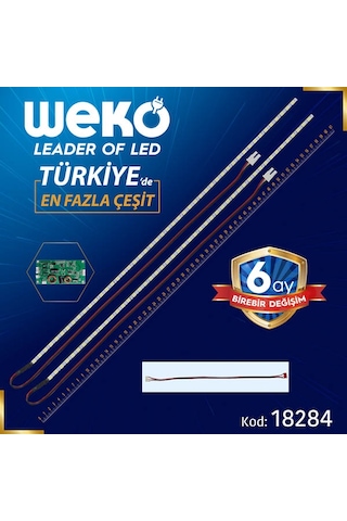 55'' Universal E-led 69 Ledli 7020 610mm 360-450ma 72-75v Çift Led+sürücü+kablo Takım Wk-0367 Tv Led Bar