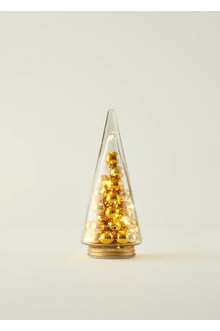 Bella Maison Tree Dekoratif Ledli Aydınlatma Gold 12x12x29 Cm Gold