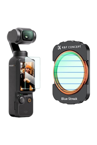 K&f Concept Magnetic Blue Streak Filter Djı Osmo Pocket 3 Combo
