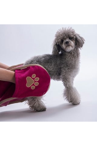 Fuchsia Fuşya Evcil Hayvan Kurulama Havlusu-köpek Kurulama Havlusu- Kedi Kurulama Havlusu