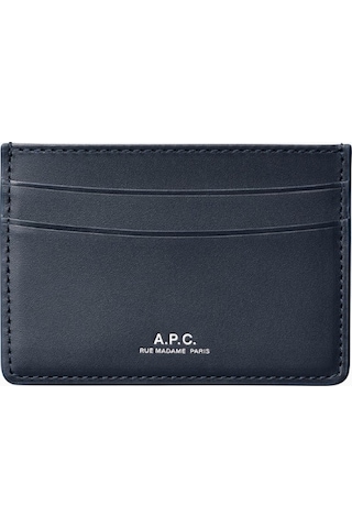 A.p.c André Unisex Deri Kartlık Koyu Lacivert 1