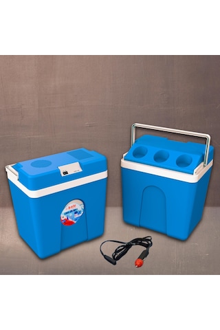 25 Litre 12v Oto Buzdolabı Termos- Portatif, Elektrikli, Oto Şarj Kablolu 1050 Thermoelectric Cooler 12v.