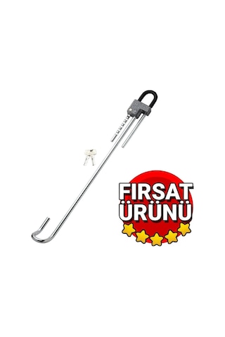 Drs Tuning Oto Baston Kilit Çelik Gövde Anahtarlı Direksiyon Kilit