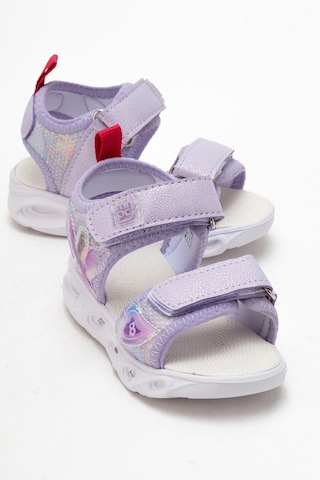 Mnpc Kız Çocuk Lila Işıklı Anatomik Hafif Günlük Sandalet 25y2s1006362 LILA